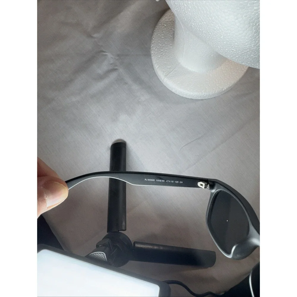Ray Ban RJ‎ 9052S 100S/55 3N Kids Black Eyeglasses FRAMES 47-15-125mm